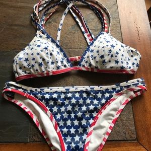 New Victoria’s Secret American Flag Swim Bikini